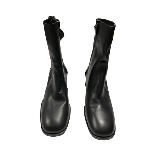 Boots Designer By Stuart Weitzman In Black, Size:10