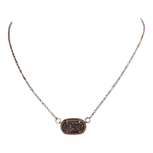Necklace Pendant By Kendra Scott In Rose Gold
