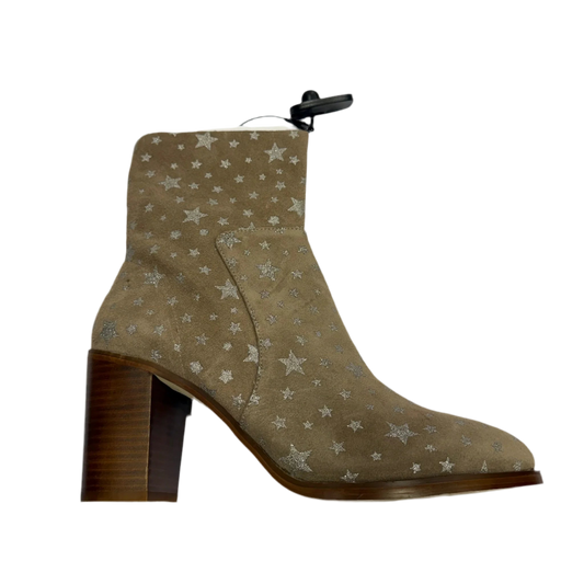 Boots Ankle Heels By Steve Madden In Taupe, Size: 10