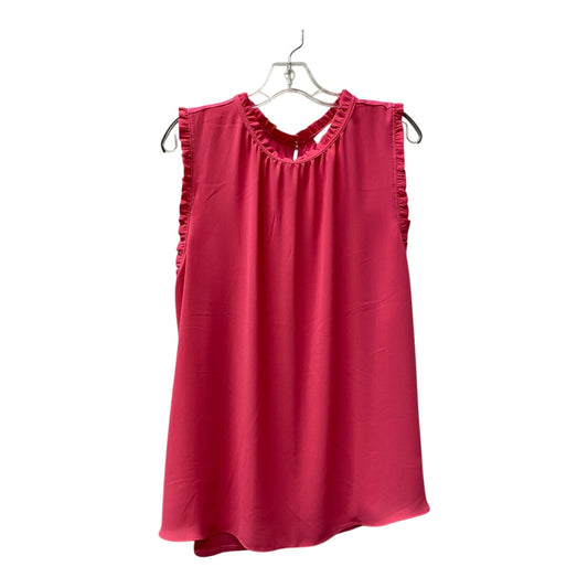 Top Ss By Loft In Pink, Size:1X