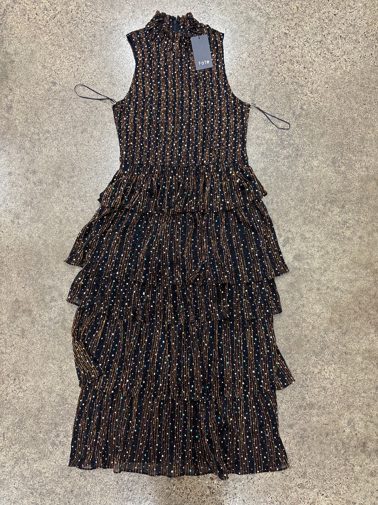 Dress Party Midi By Fate In Black, Size:L