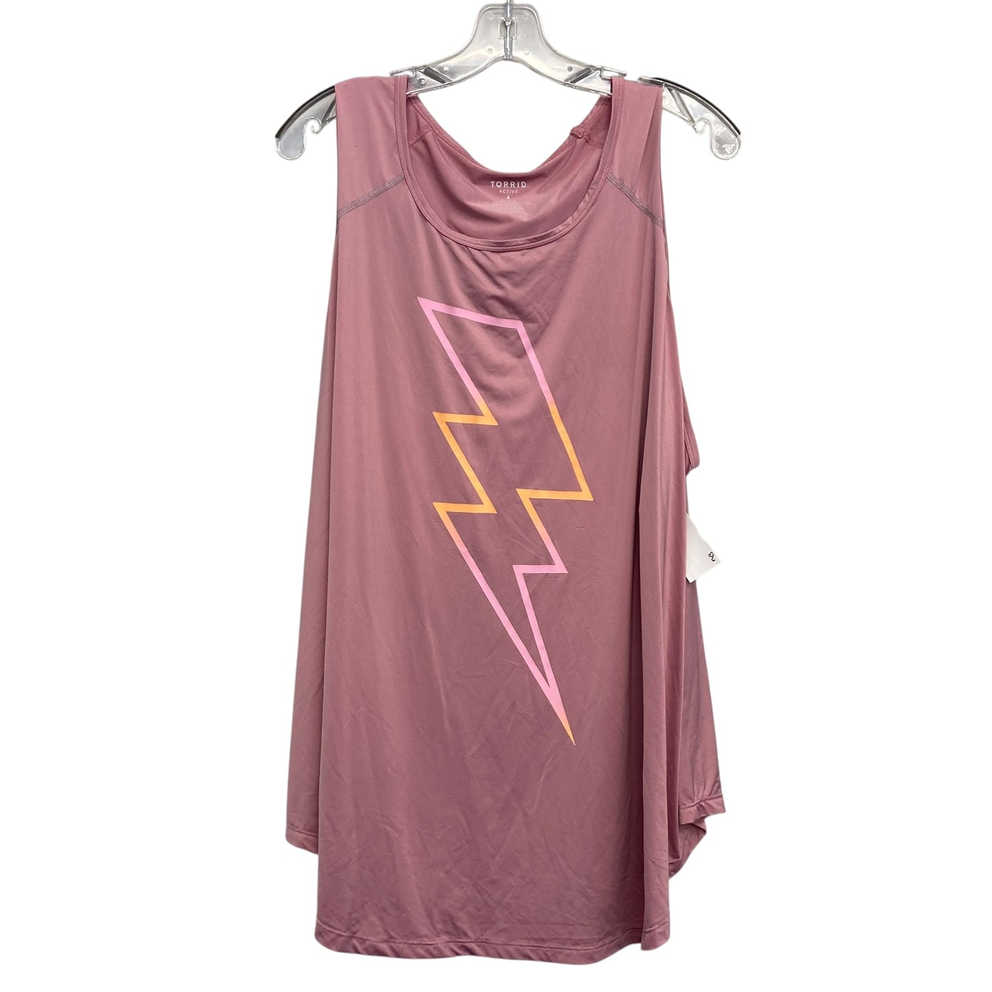 Athletic Tank Top By Torrid In Pink, Size:4X