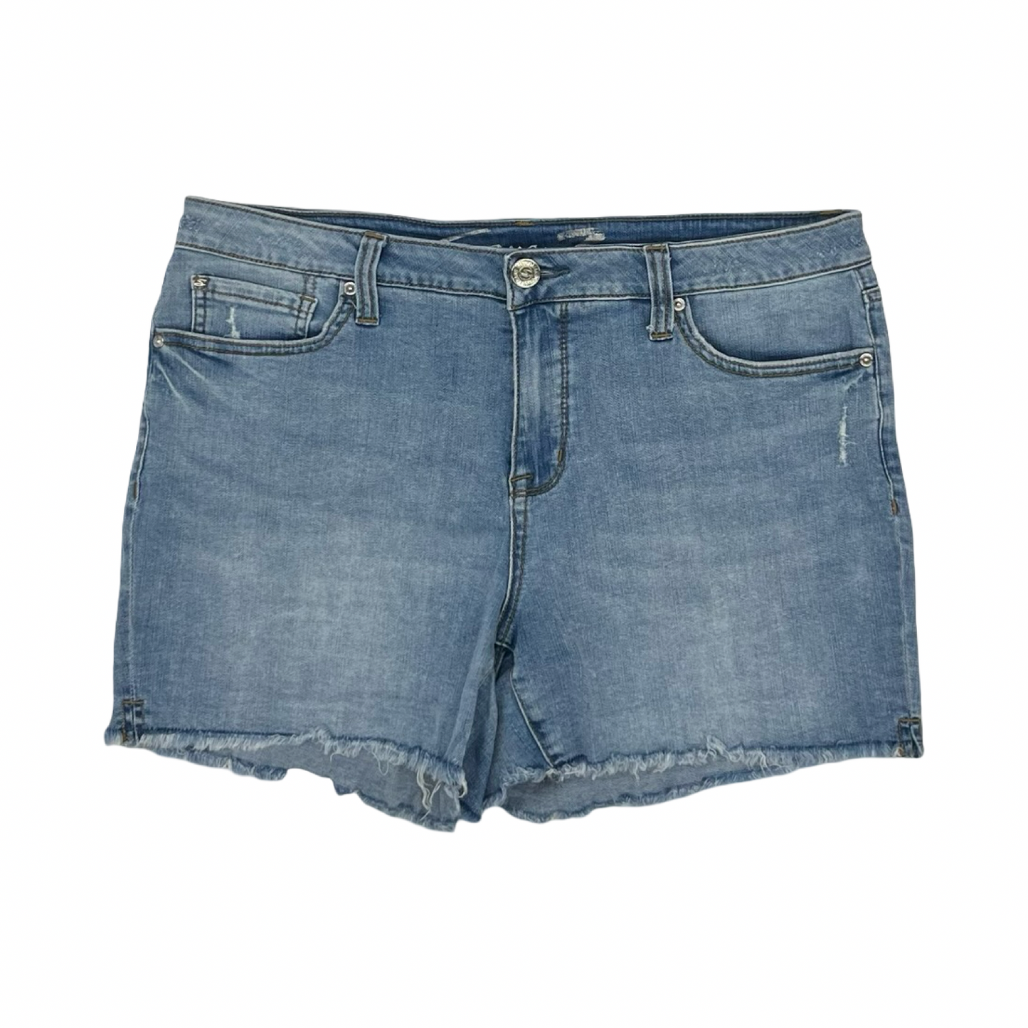 Shorts By Seven 7 In Blue Denim, Size:12