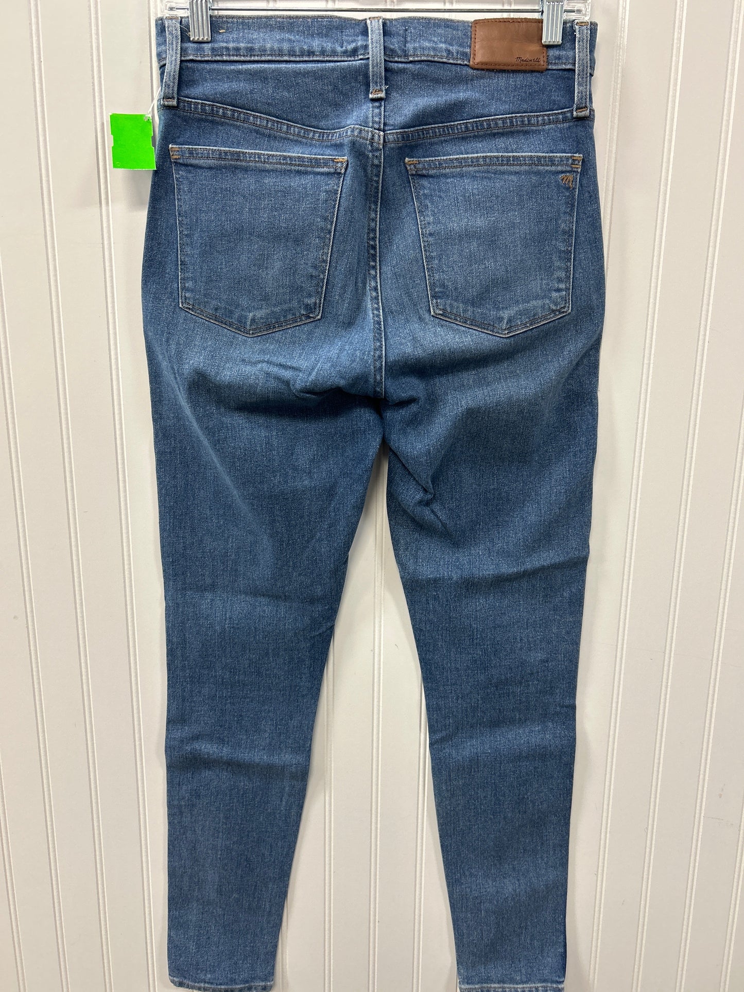 Jeans Skinny By Madewell In Blue Denim, Size:6