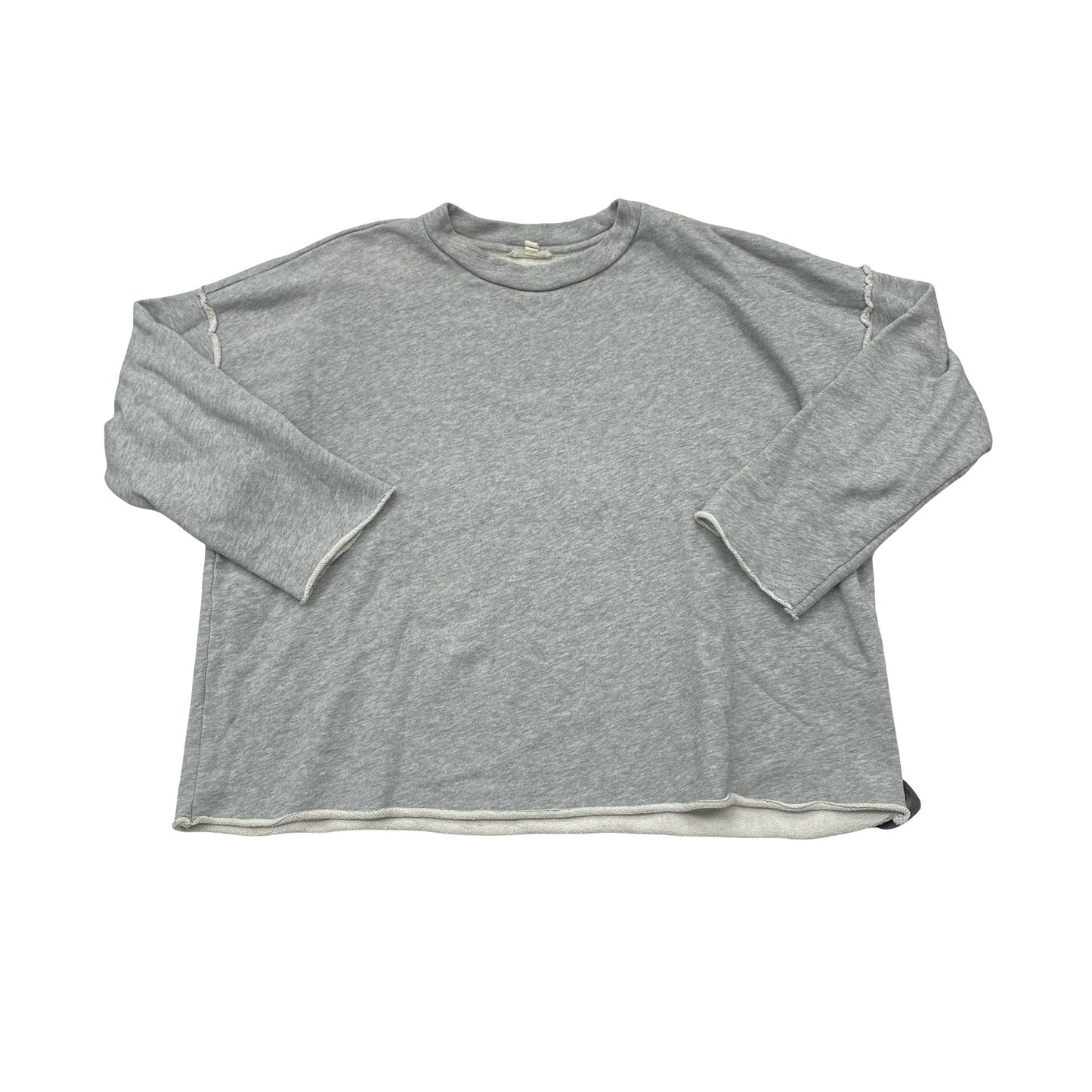 Sweatshirt Designer By Eileen Fisher In Grey, Size:L