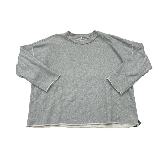 Sweatshirt Designer By Eileen Fisher In Grey, Size:L