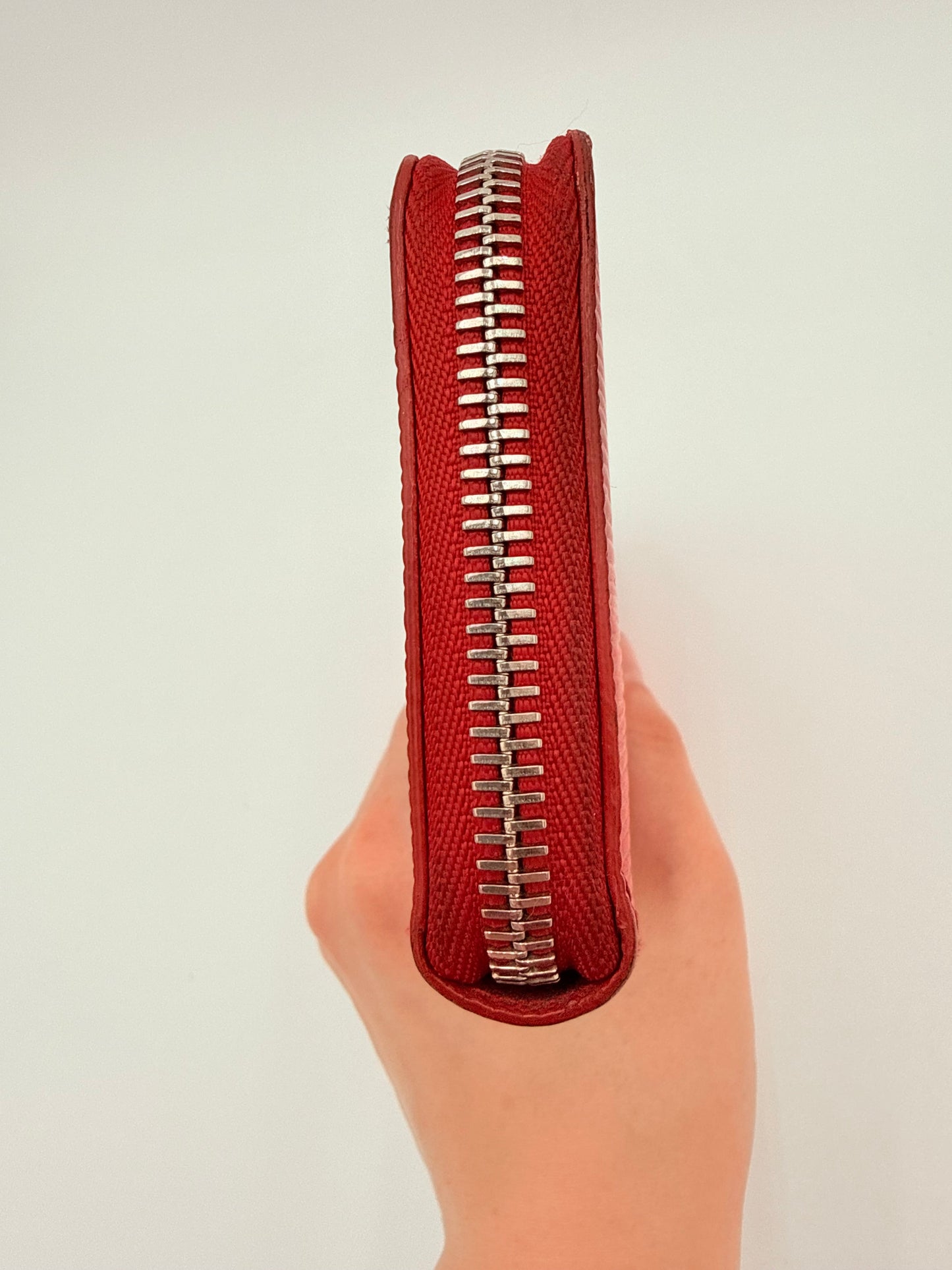 Wallet Luxury Designer By Louis Vuitton In Red, Size:Medium