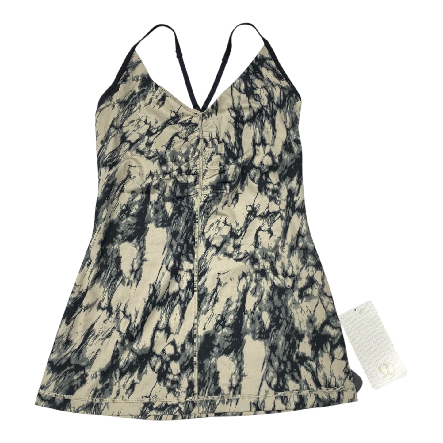 Athletic Tank Top By Lululemon In Camouflage Print, Size:10