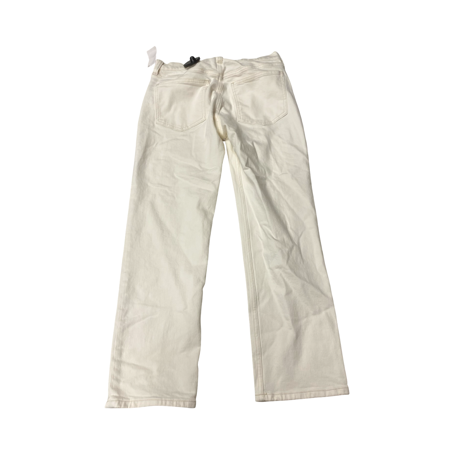 Jeans Cropped By Gap In Ivory, Size:6P