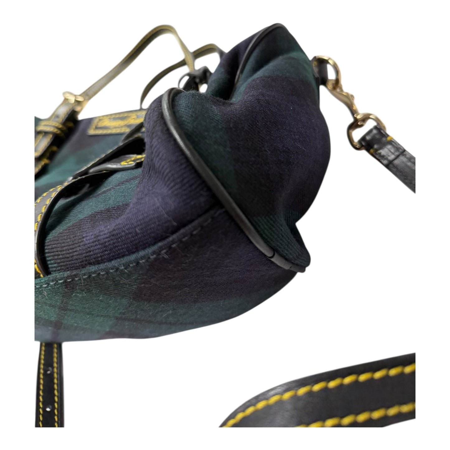 Handbag Designer By Dooney And Bourke In Blue & Green, Size:Medium