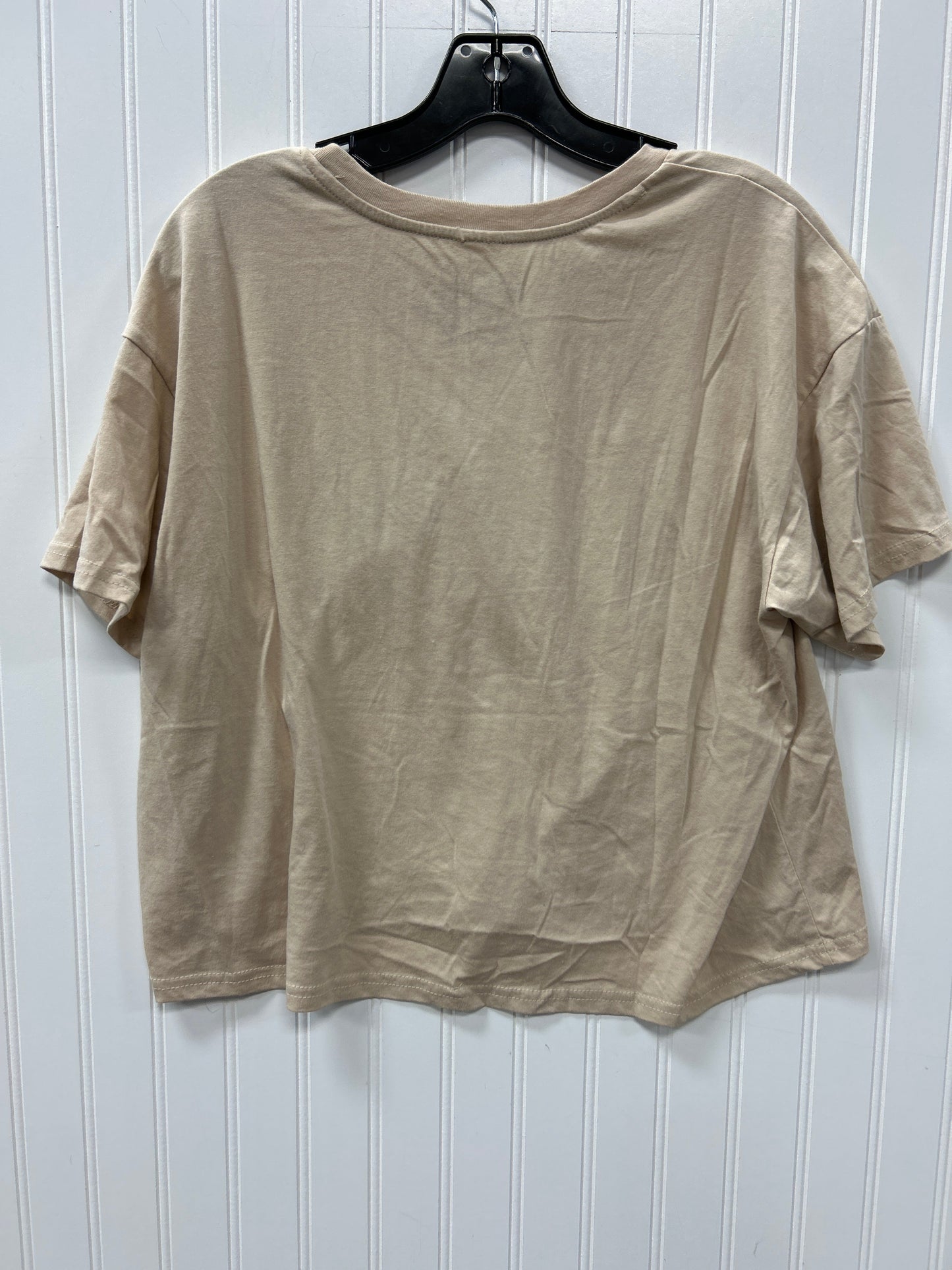 Top Ss By Clothes Mentor In Cream, Size:Xl