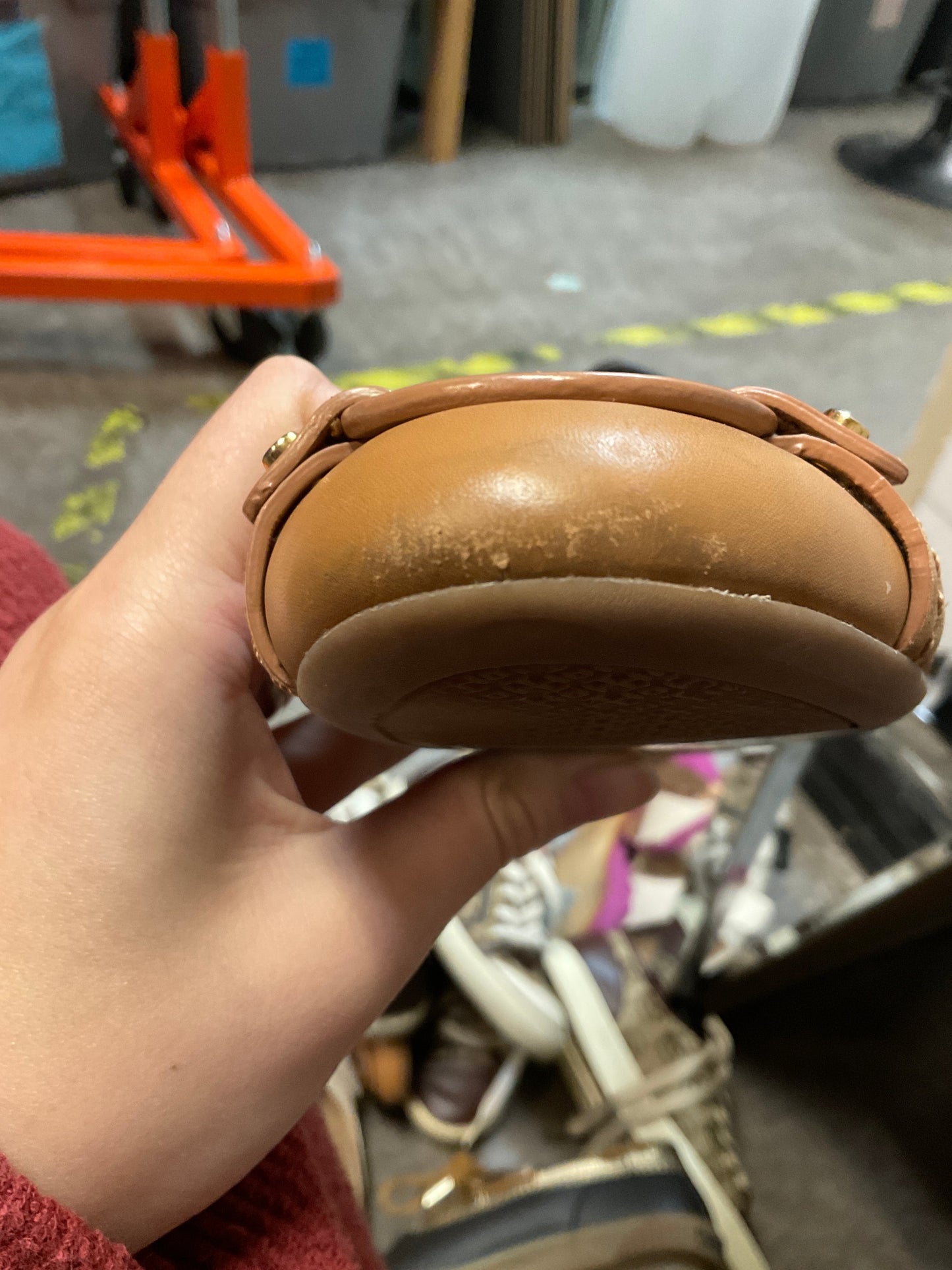 Shoes Designer By Tory Burch In Tan, Size: 6.5