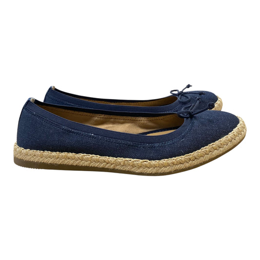 Shoes Flats By Kelly And Katie In Blue, Size:7.5