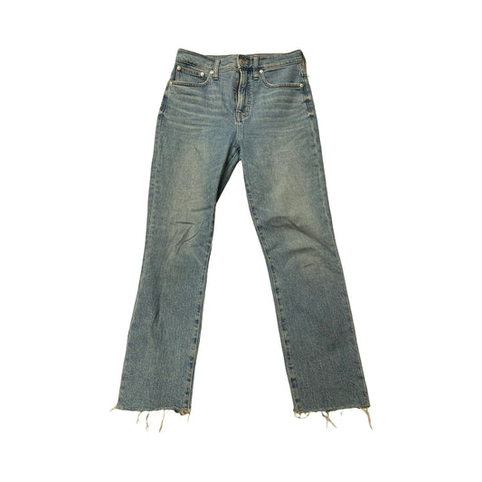 Jeans Straight By Madewell In Blue Denim, Size:2