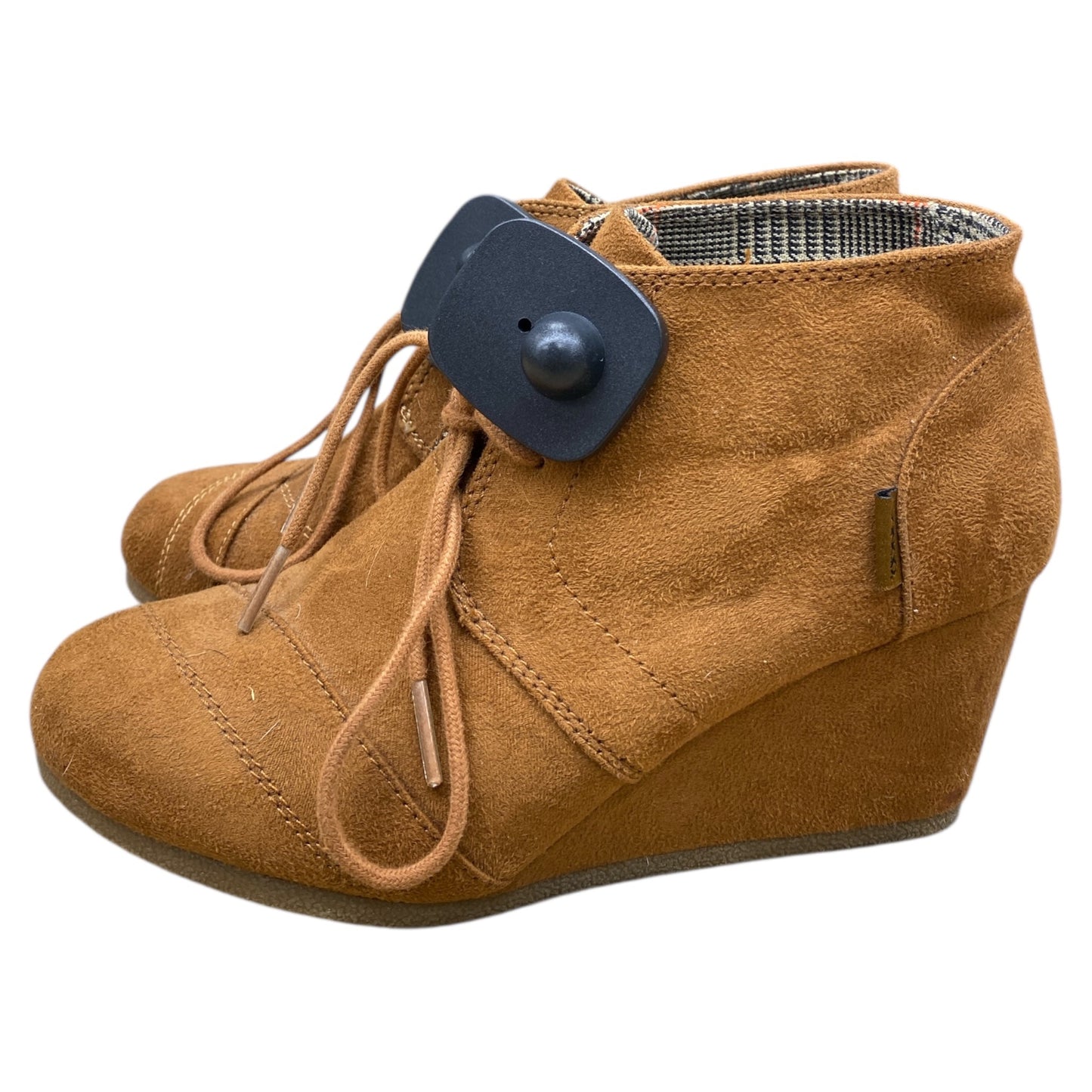 Boots Ankle Heels By Bongo In Brown, Size:7