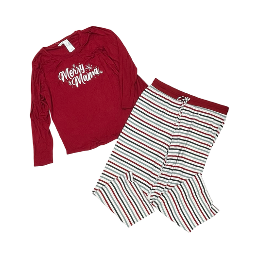 Pajamas 2Pc By Maurices In Red, Size:Xxl