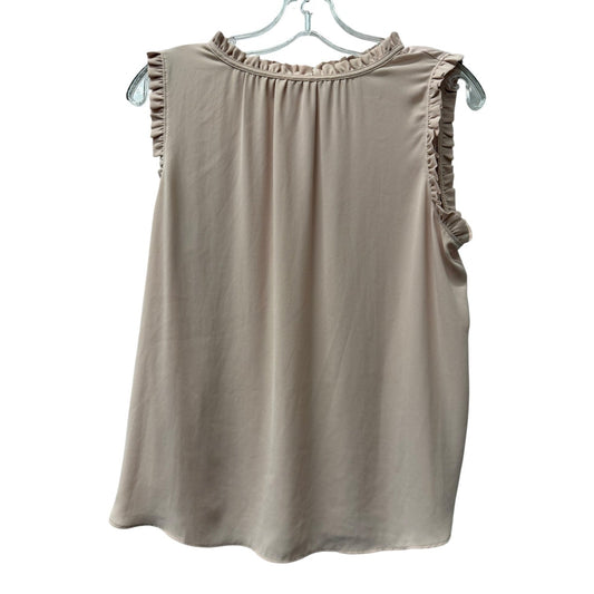 Top Sleeveless By Loft In Pink, Size:S