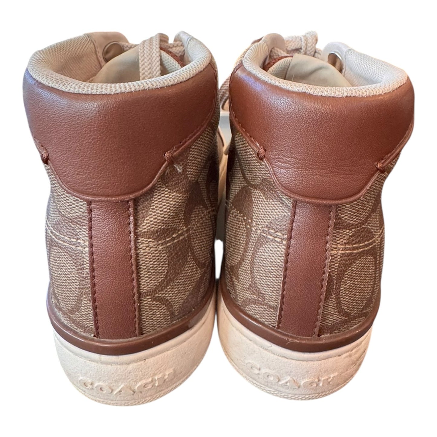 Shoes Designer By Coach In Brown, Size:7