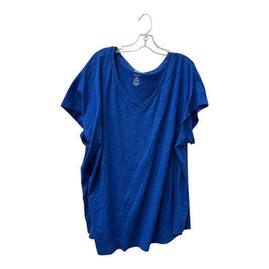 Top Ss Basic By Sonoma In Blue, Size:3X