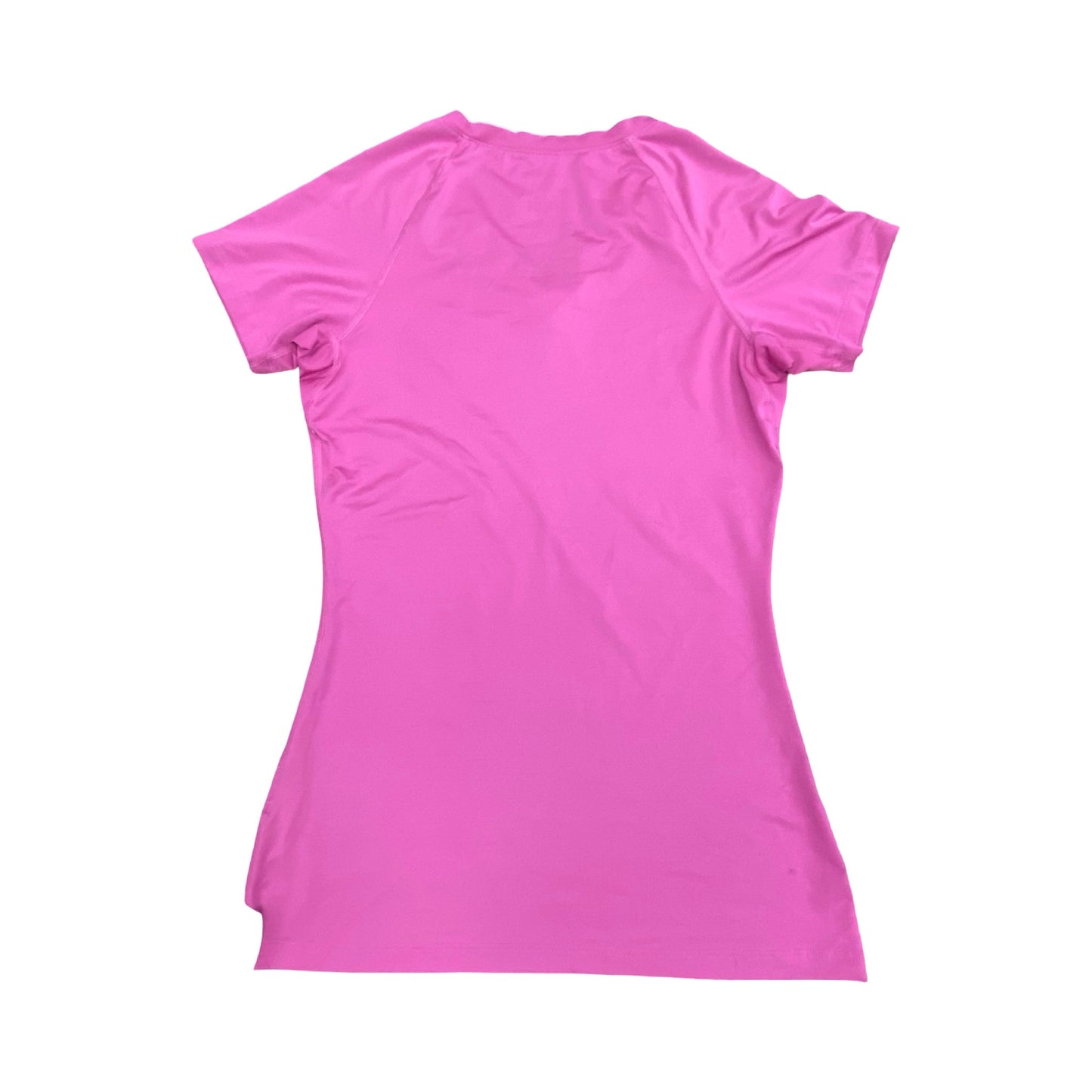 Athletic Top Ss By Nike In Pink, Size:S