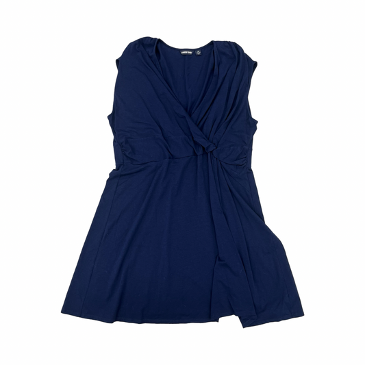 Top Ls By Woman Within In Blue, Size:2X