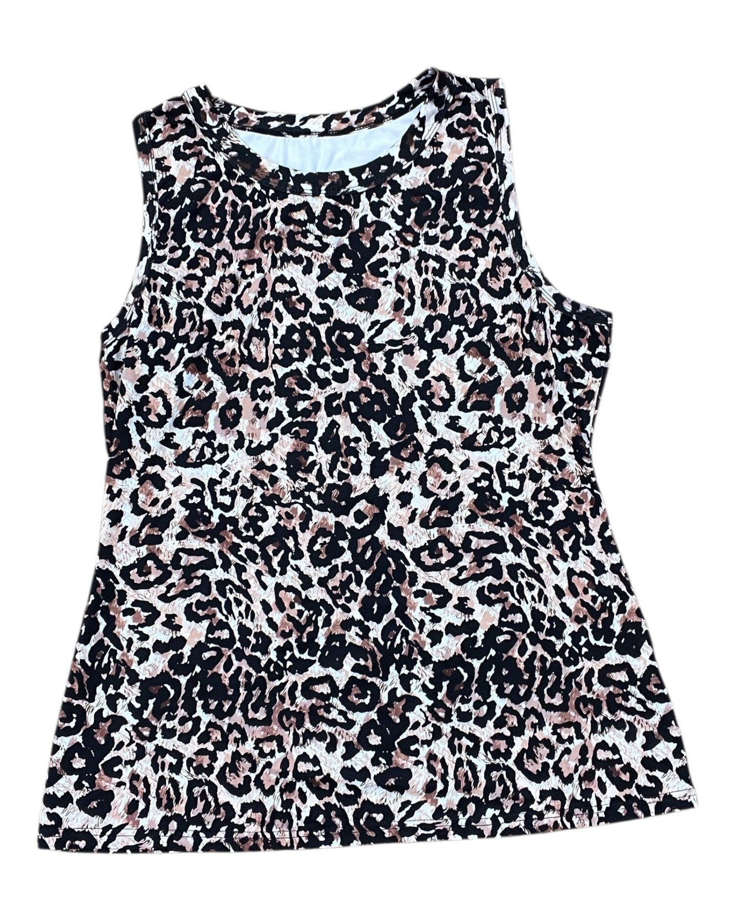 Top Sleeveless By Clothes Mentor In Black & Tan, Size:2X