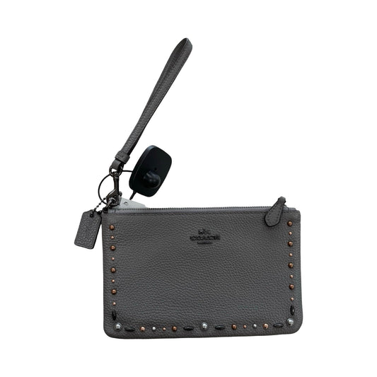 Wallet Designer By Coach In Grey, Size:Medium