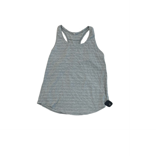 Athletic Tank Top By Lululemon In Grey, Size:8