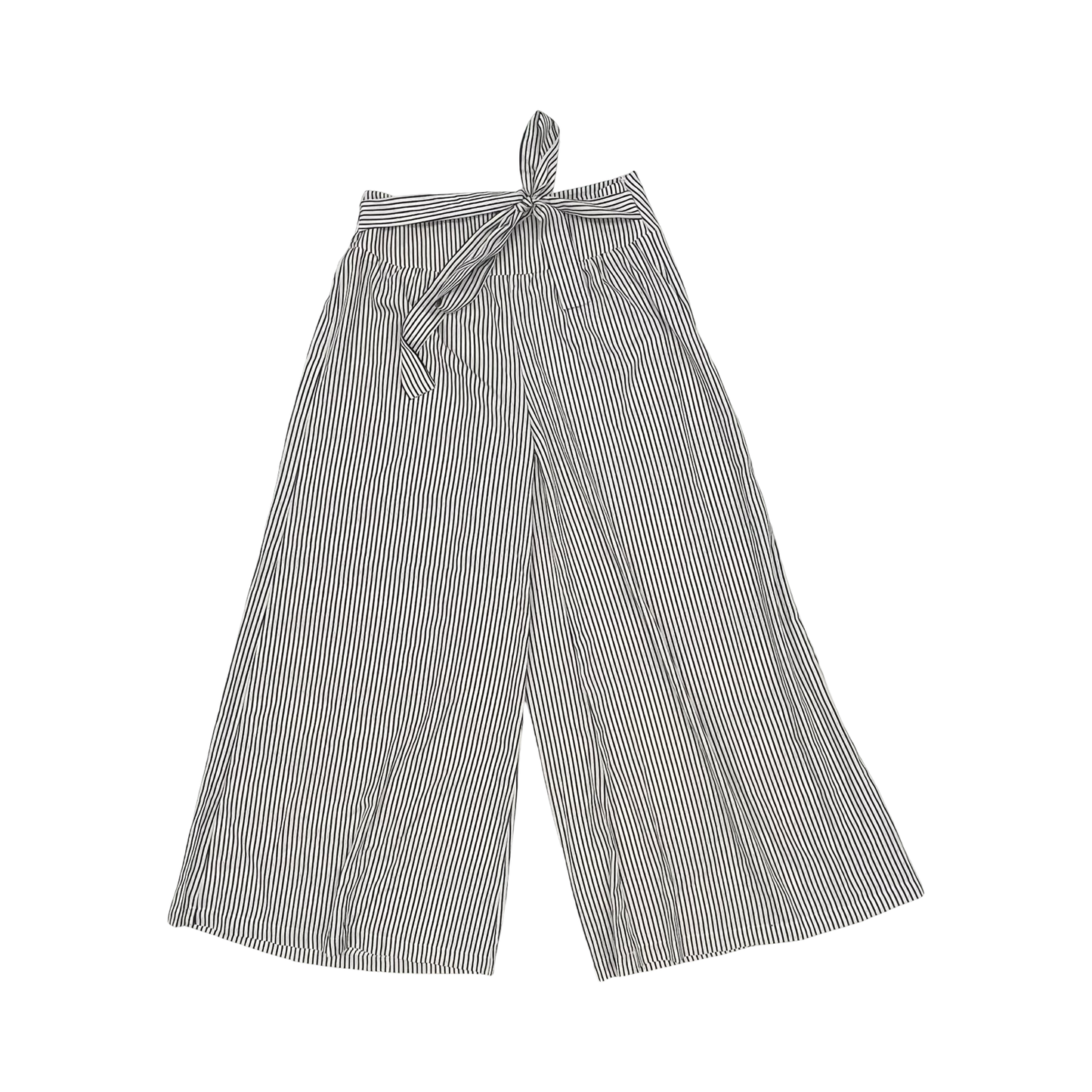 Pants Wide Leg By Clothes Mentor In Black & White, Size:Xl