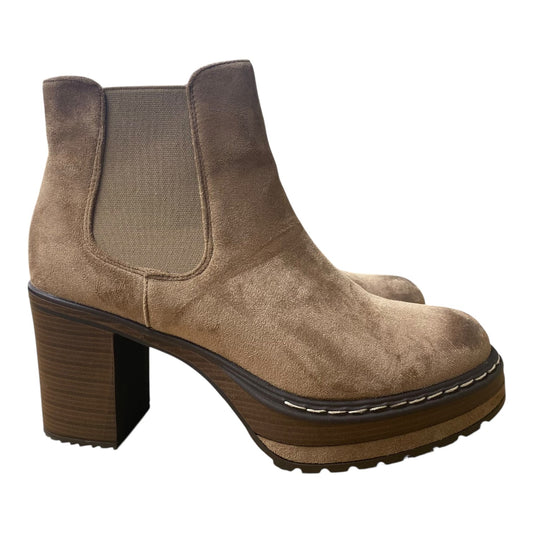 Boots Ankle Heels By Altard State In Brown, Size:10