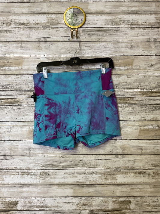 Athletic Shorts By Fabletics In Blue & Purple, Size:L