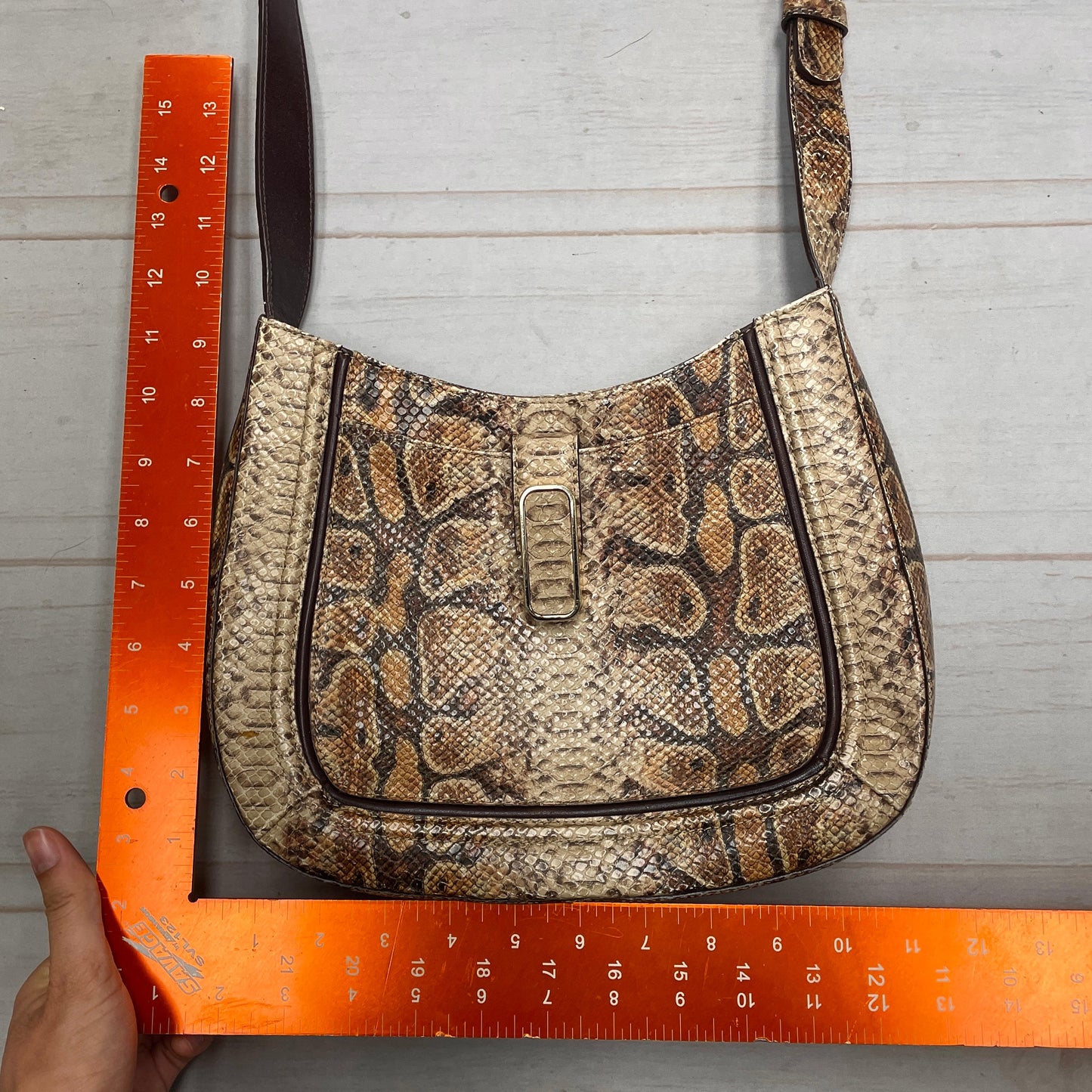 Crossbody Designer By Brahmin, Size: Medium