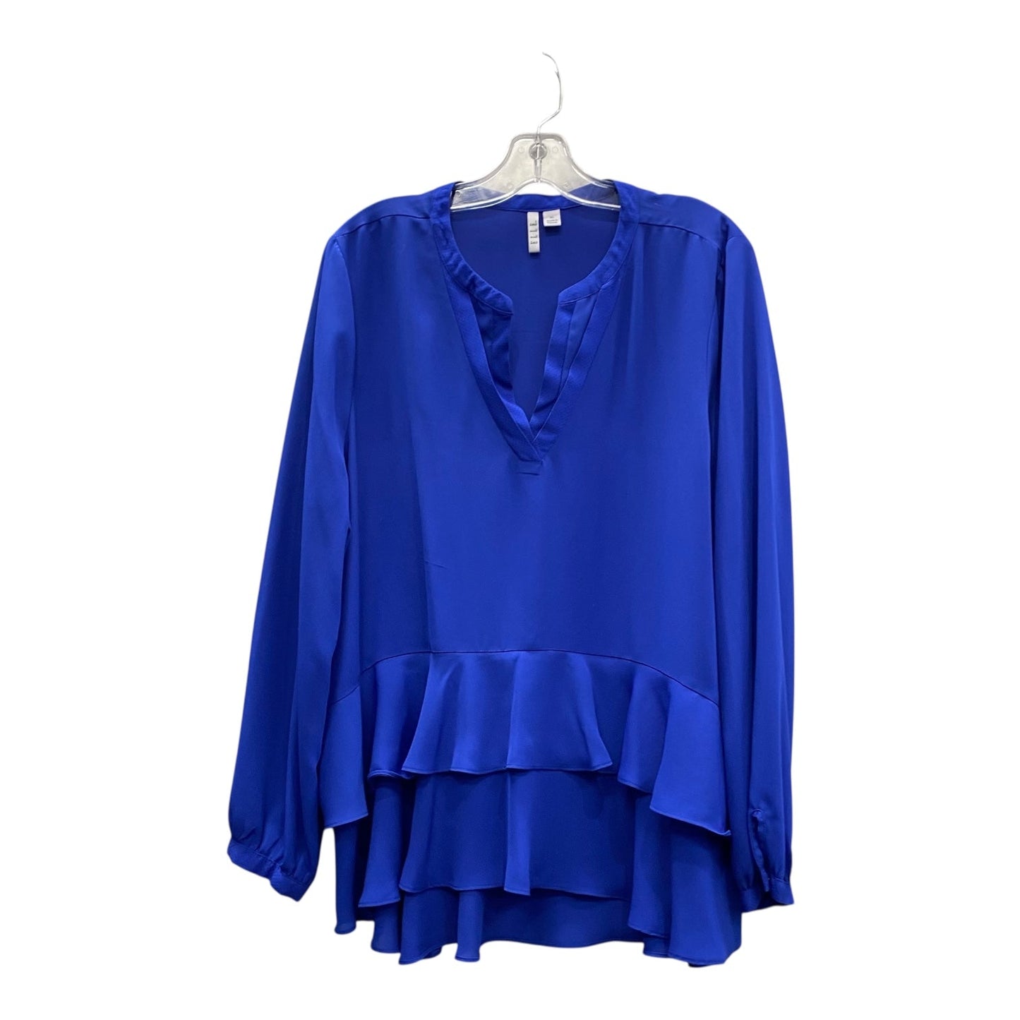 Top Ls By Elle In Blue, Size:Xl