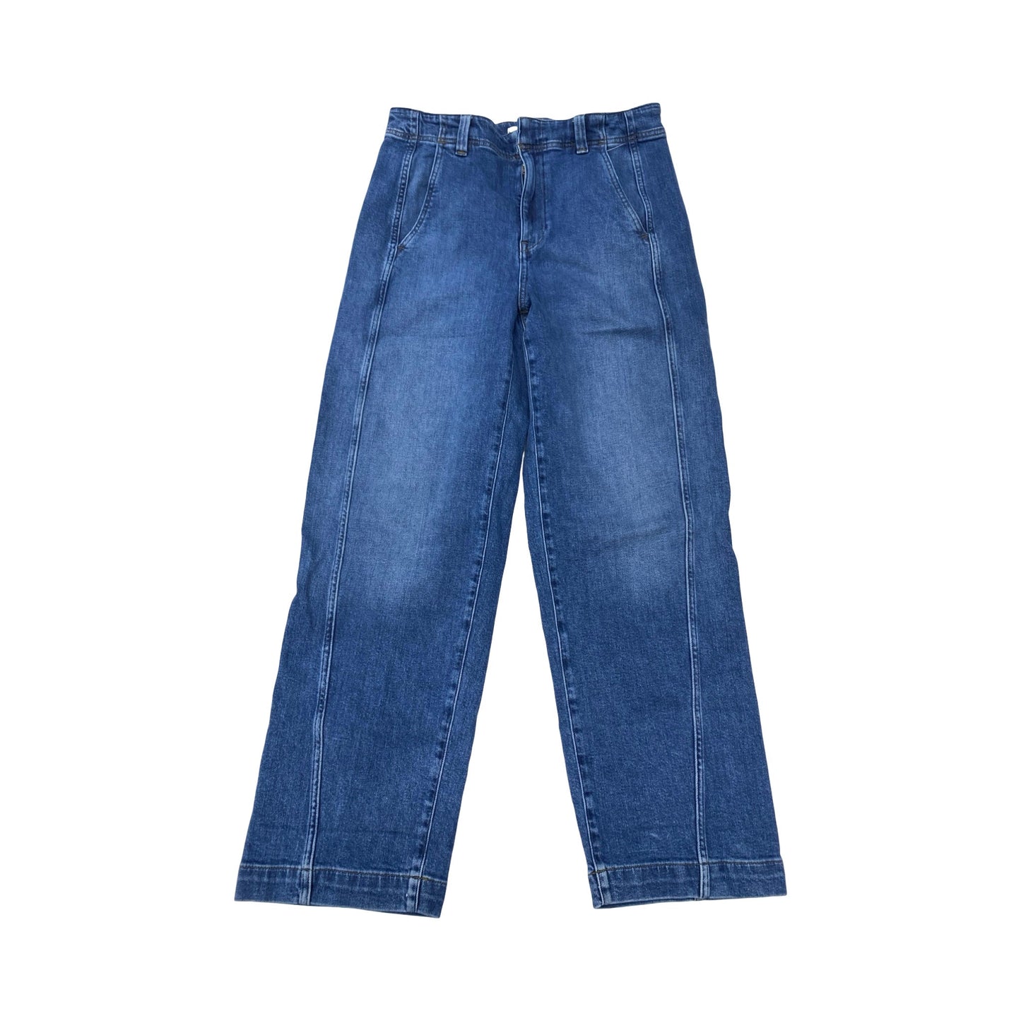 Jeans Wide Leg By Madewell In Blue Denim, Size:10