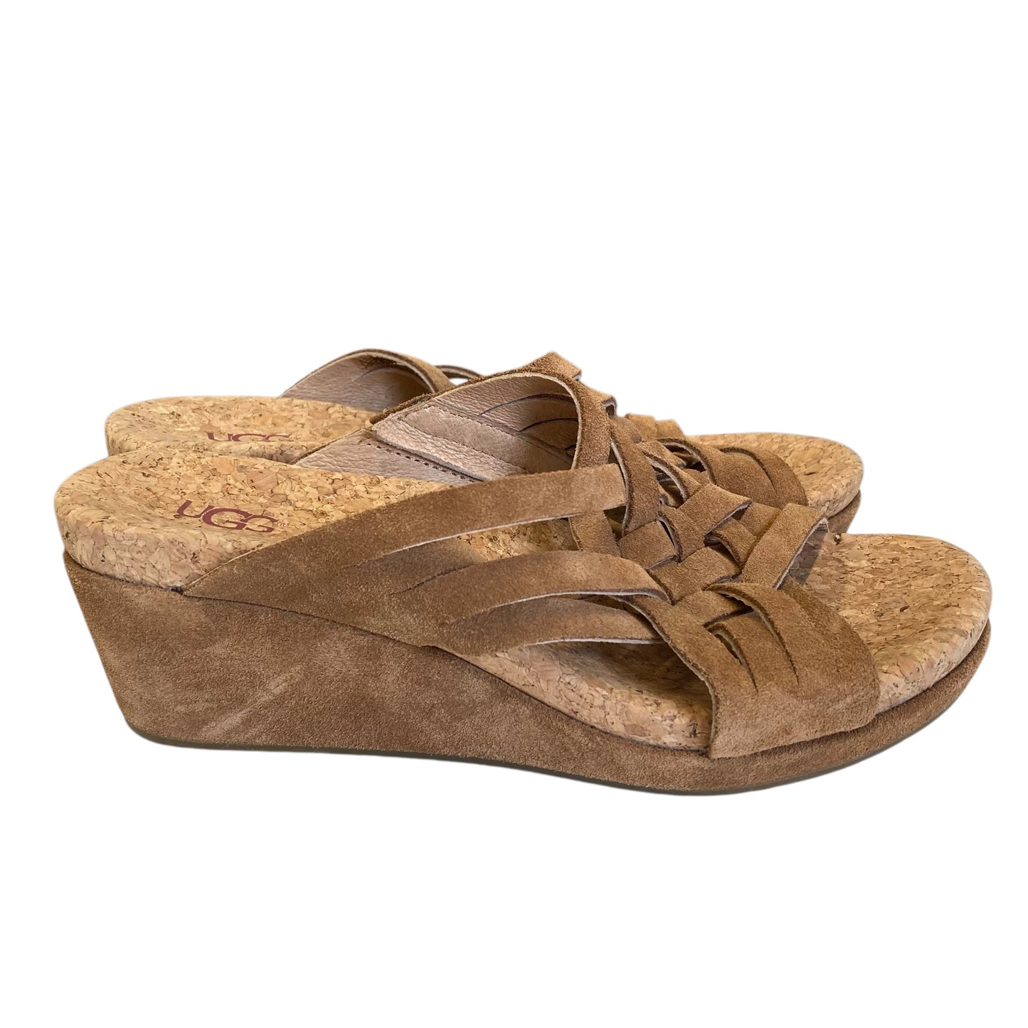 Sandals Designer By Ugg In Brown, Size:7.5