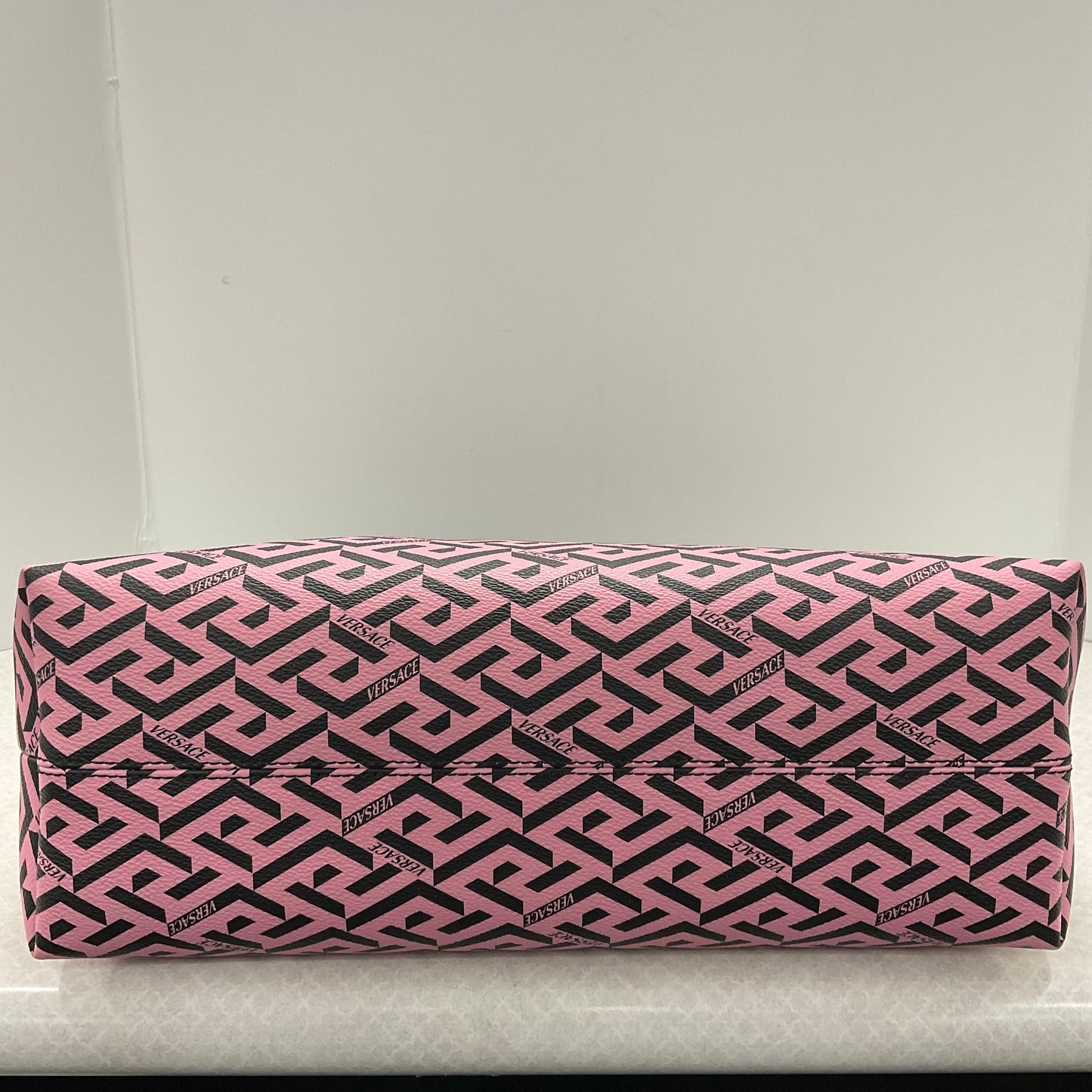 Tote Luxury Designer By Versace, Size: Large