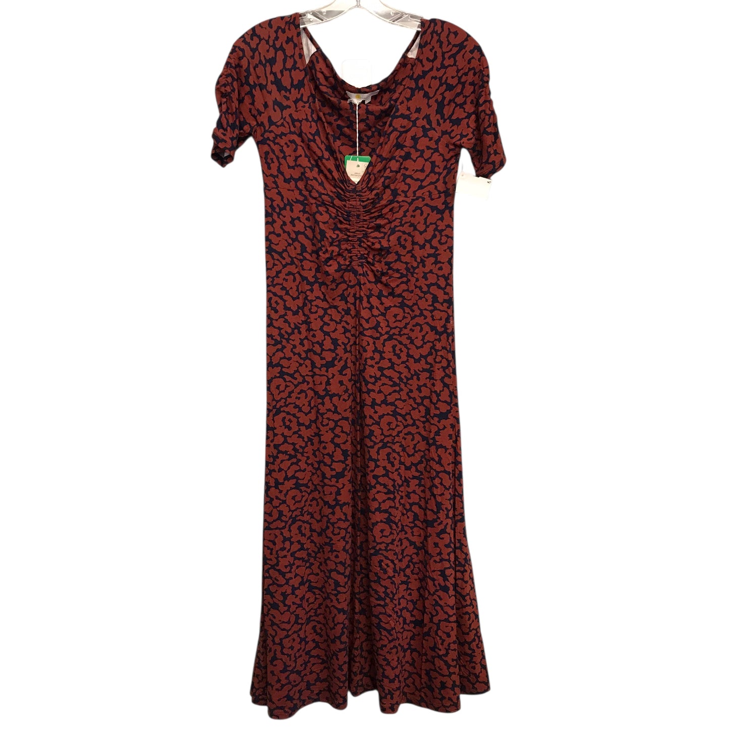 Dress Casual Midi By Boden In Blue & Red, Size:Xs