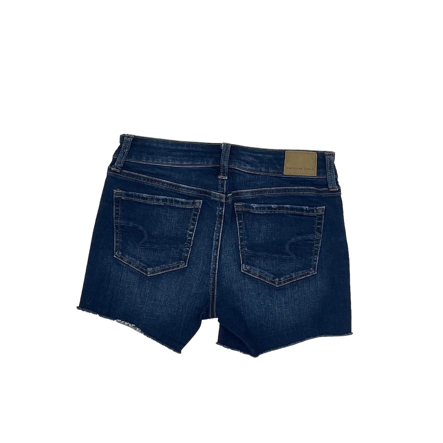 BLUE DENIM AMERICAN EAGLE SHORTS, Size 0