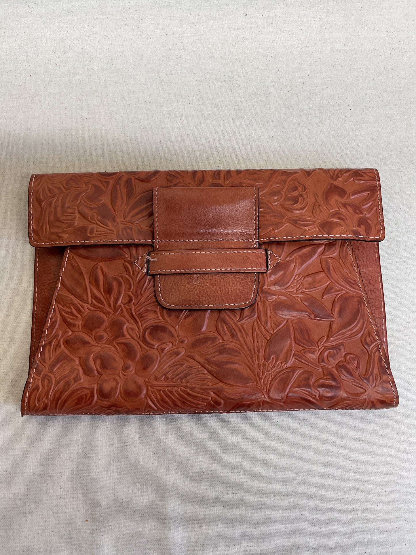 Clutch Designer By Patricia Nash In Orange, Size:Large