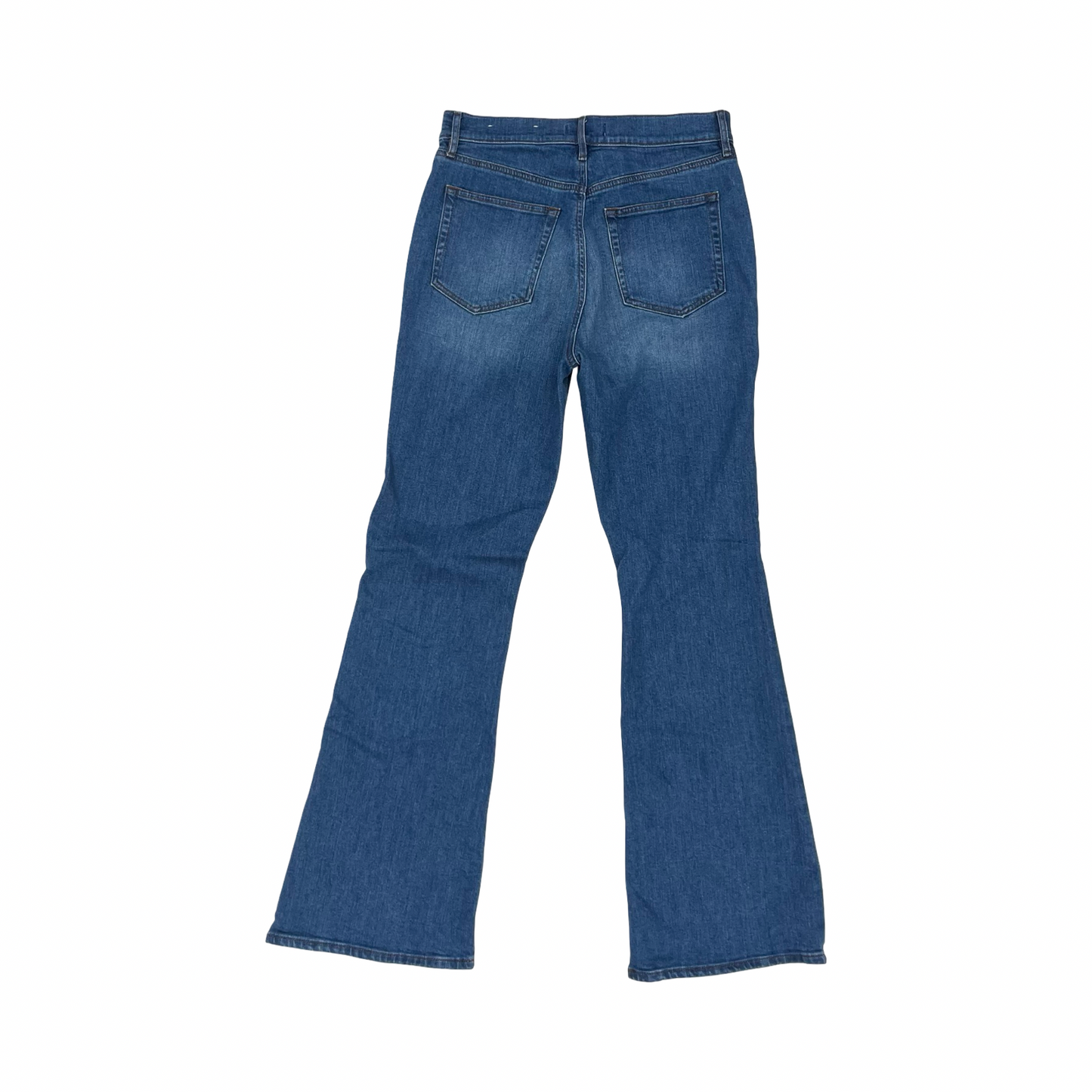 Jeans Wide Leg By Loft In Blue Denim, Size:6