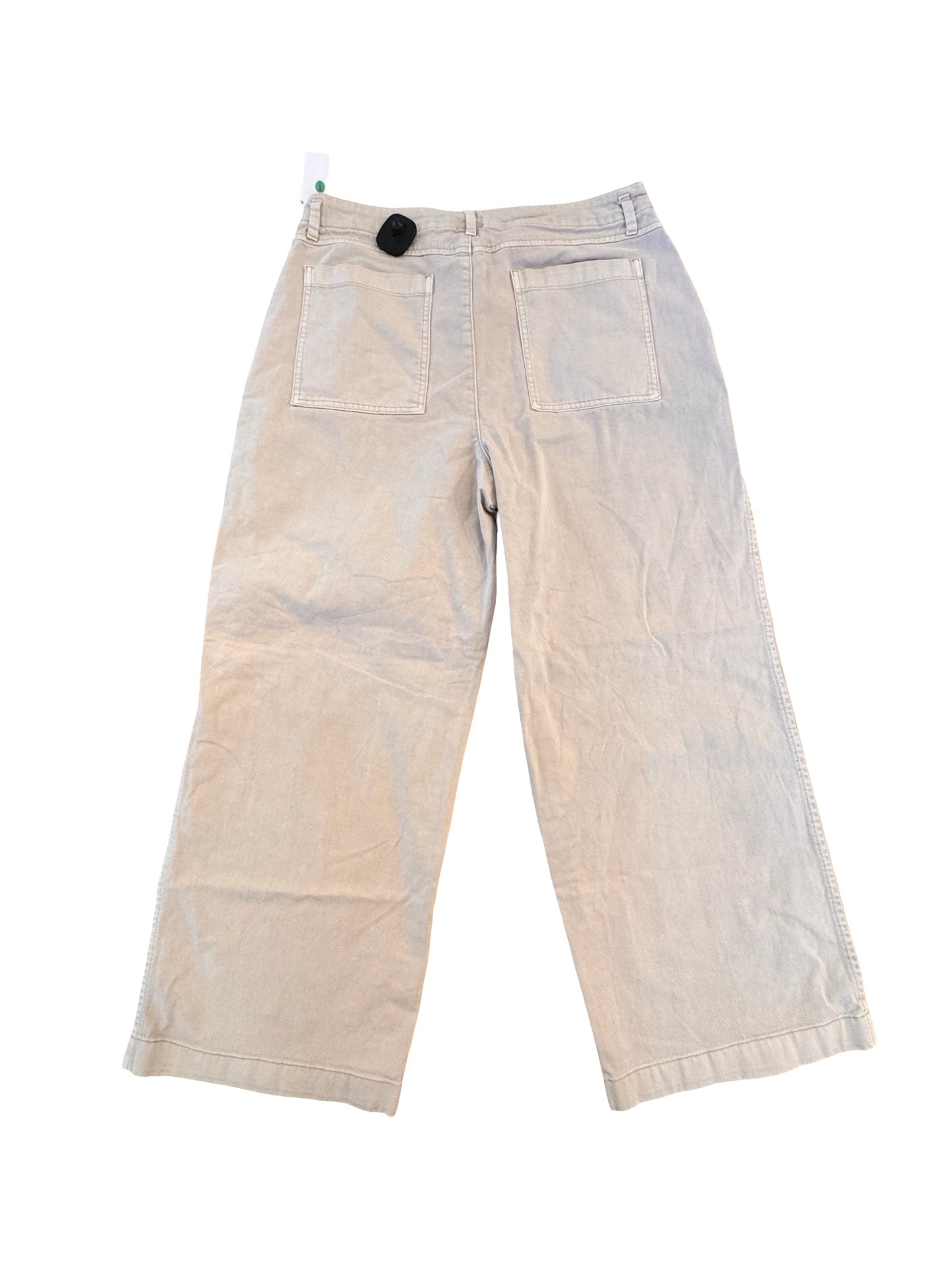 Pants Cropped By Gap In Tan, Size:14
