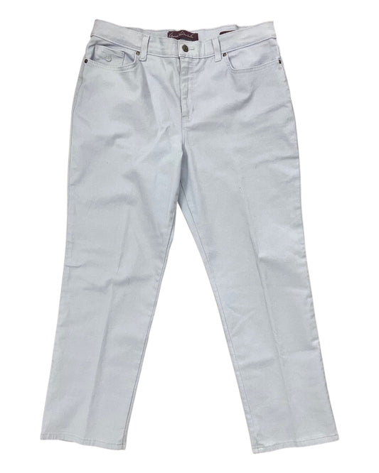 Jeans Straight By Gloria Vanderbilt In Blue Denim, Size:14P