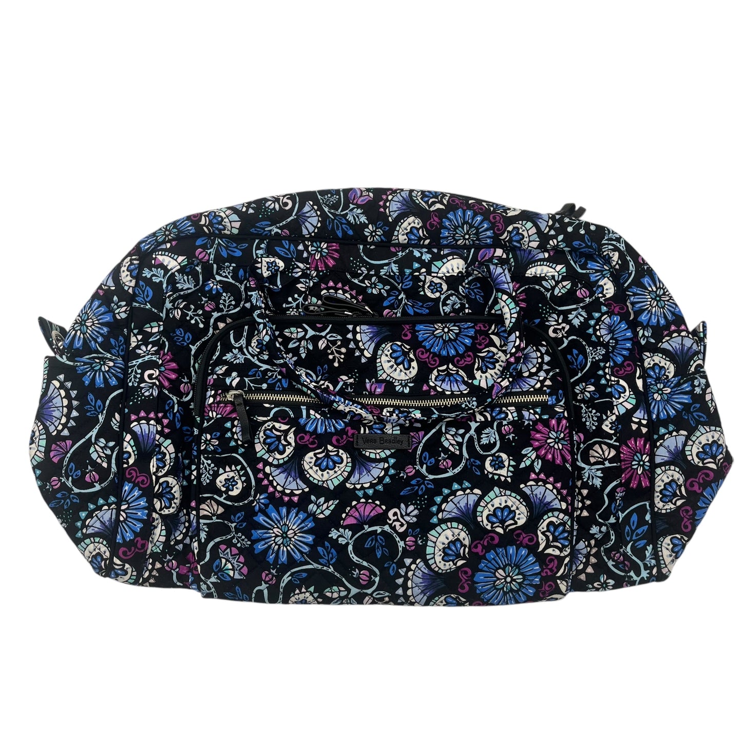 Duffle And Weekender By Vera Bradley In Black & Blue, Size:Medium