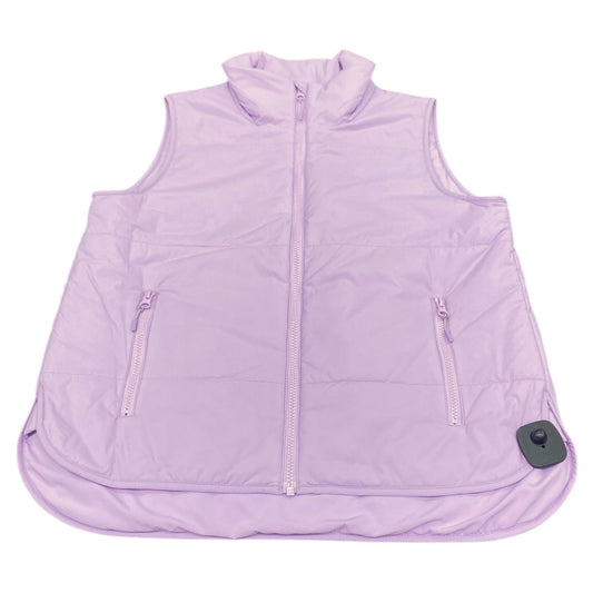 Vest Puffer & Quilted By Lands End In Purple, Size:S