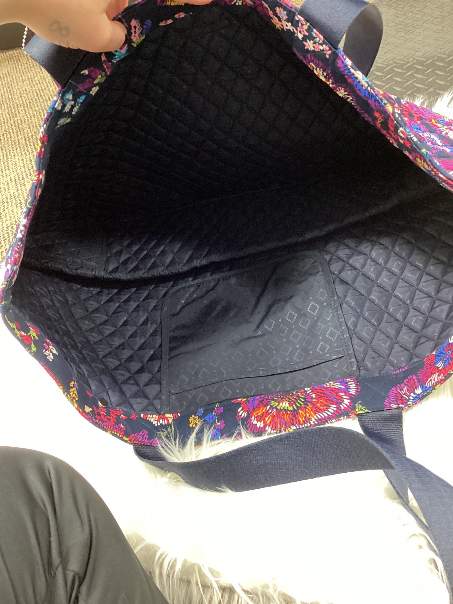 Tote By Vera Bradley In Purple, Size:Large