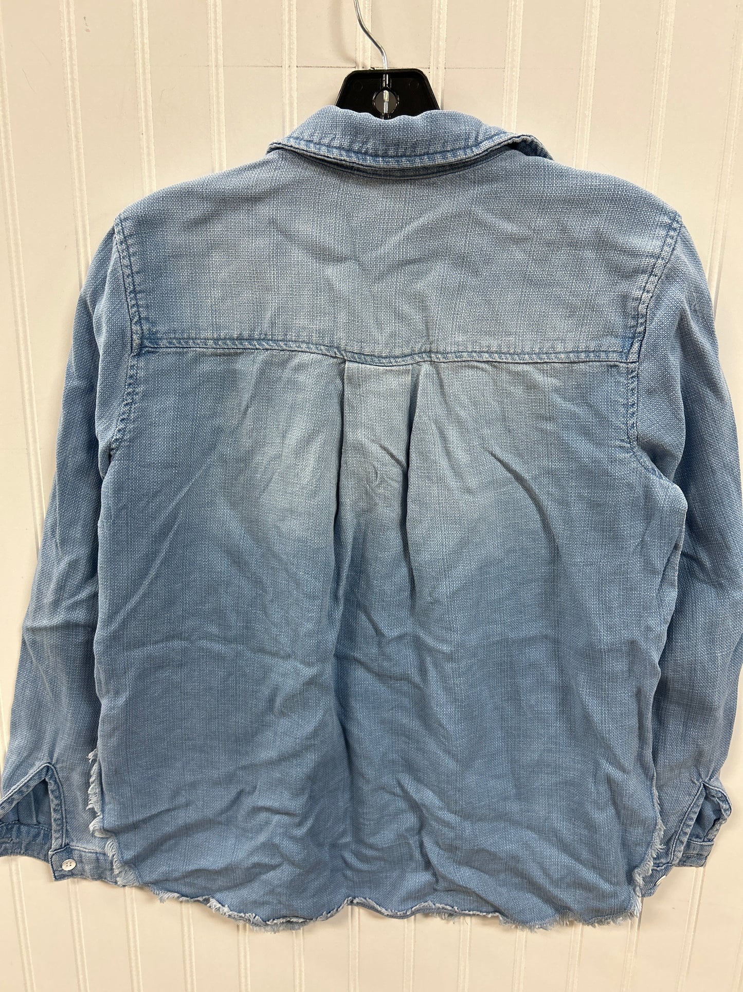 Top Ls By Cloth & Stone In Blue, Size:Xs