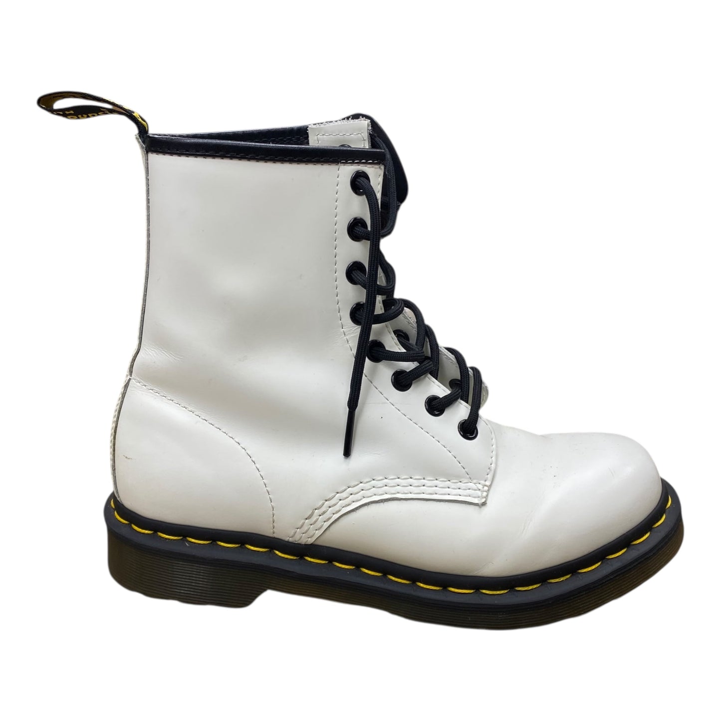 Boots Designer By Dr Martens In White, Size:7