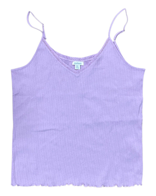 Top Cami By Sundance In Purple, Size:1X