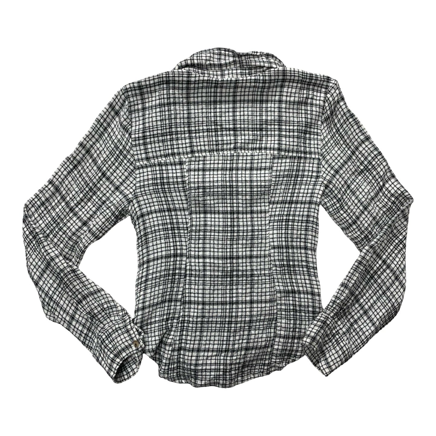 Top Ls By Pilcro In Checkered Pattern, Size:S