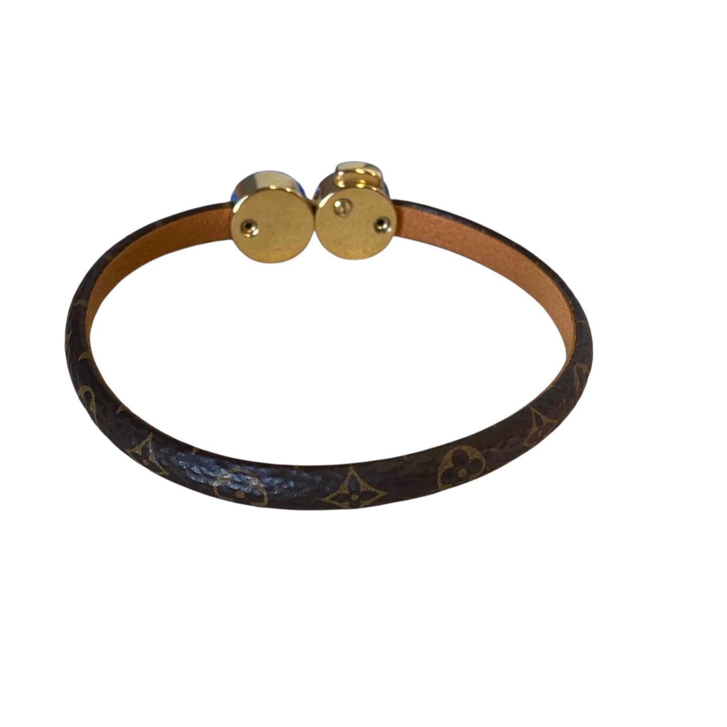 Bracelet Luxury Designer By Louis Vuitton In Brown & Gold